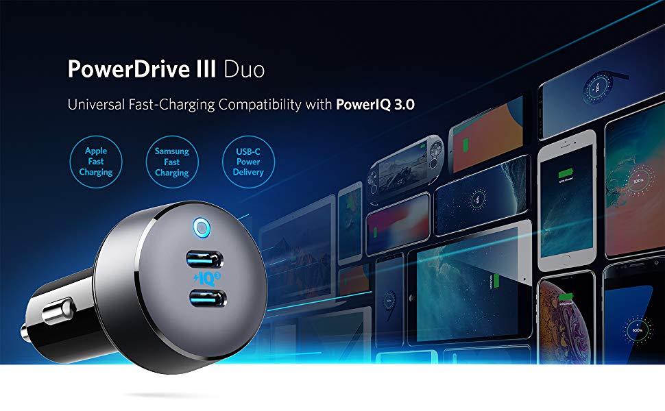 لوازم جانبی ضروری موبایل:
Anker PowerDrive+ III Duo