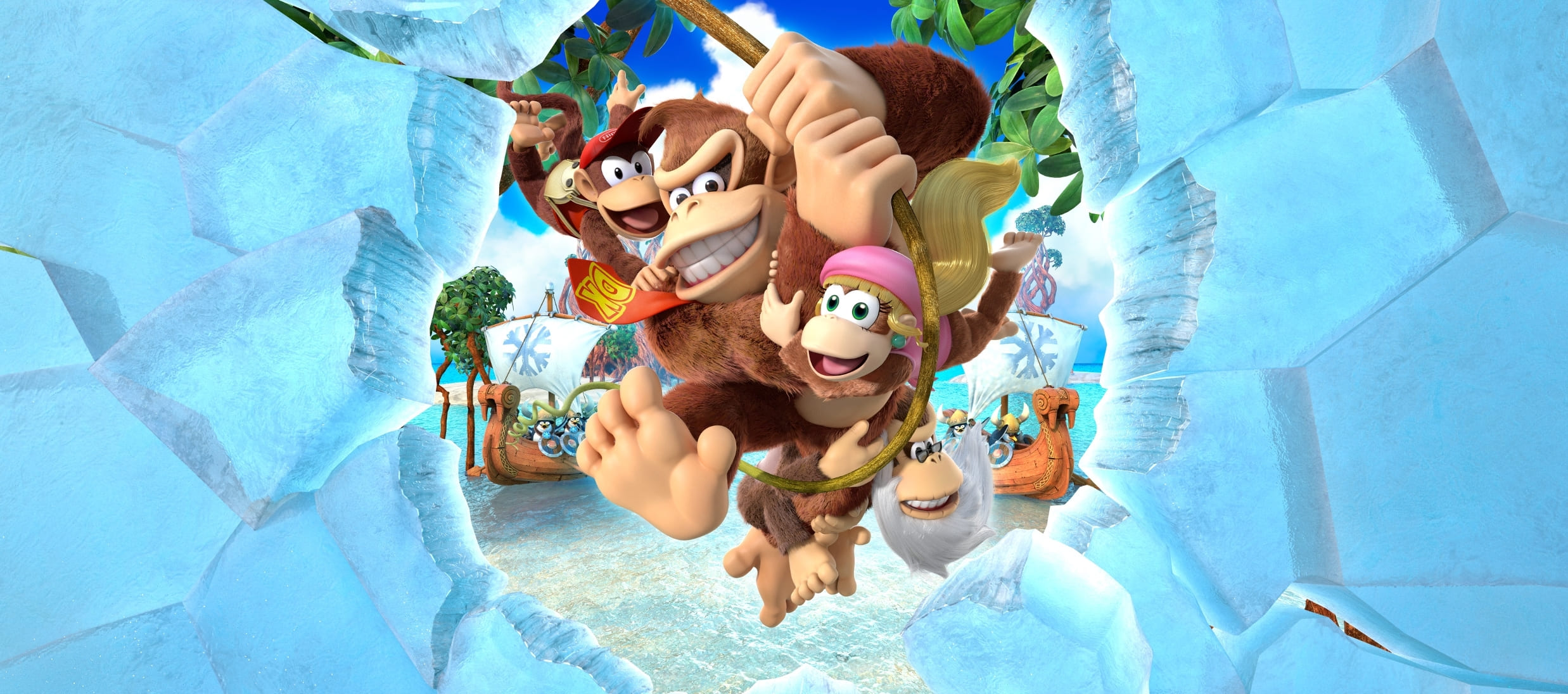 بازی های طبیعت محور Donkey Kong Country: Tropical Freeze
