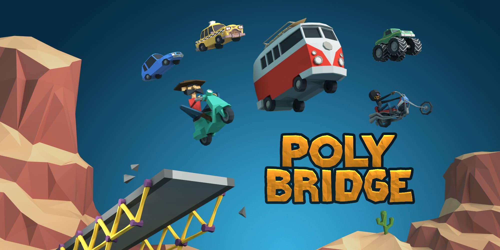 بهترین بازی های خانوادگی: Poly Bridge