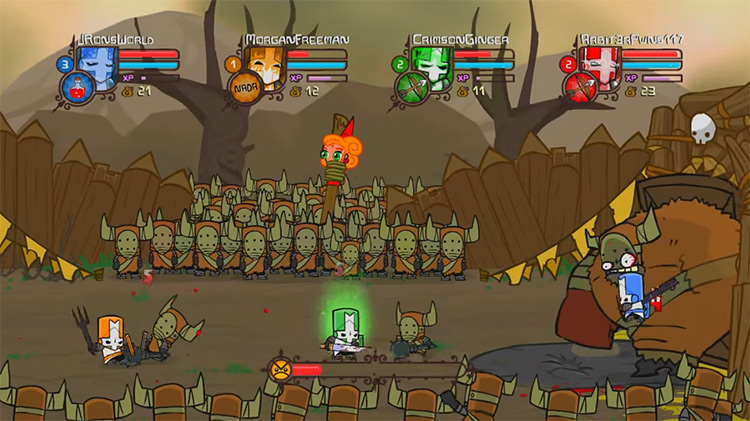 بازی های چند نفره ایکس باکس 360: Castle Crashers