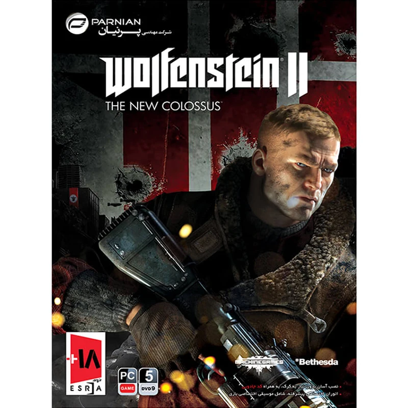 بازی Wolfenstein II The New Colossus نشر پرنیان