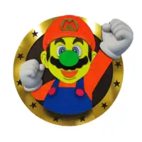 تابلو بلک لایت طرح سونیک Super Mario بزرگ