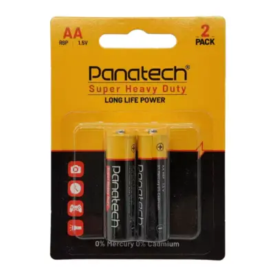 باتری قلمی پاناتک مدل Super Heavy Duty بسته 2 عددی