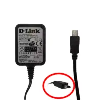 آداپتور 5 ولت 0.55A مودم D-Link سوکت Mini USB