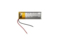 باتری لیتیوم پلیمر 3.7 ولت مدل 501535P ظرفیت 380 میلی آمپر