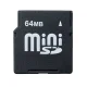 کارت حافظه miniSD ظرفیت 64 مگابایت