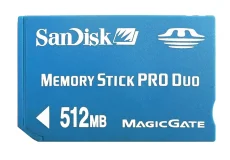 کارت حافظه Memory Stick Pro Duo سن دیسک 512 مگابایت