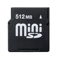 کارت حافظه miniSD ظرفیت 512 مگابایت