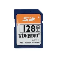 کارت حافظه SD کینگستون ظرفیت 128 مگابایت