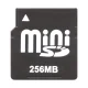 کارت حافظه miniSD ظرفیت 256 مگابایت