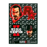 شیت استیکر 4 عددی طرح Red Dead Redemption 2