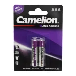 باتری نیم قلمی کملیون مدل Ultra Alkaline بسته 2 عددی