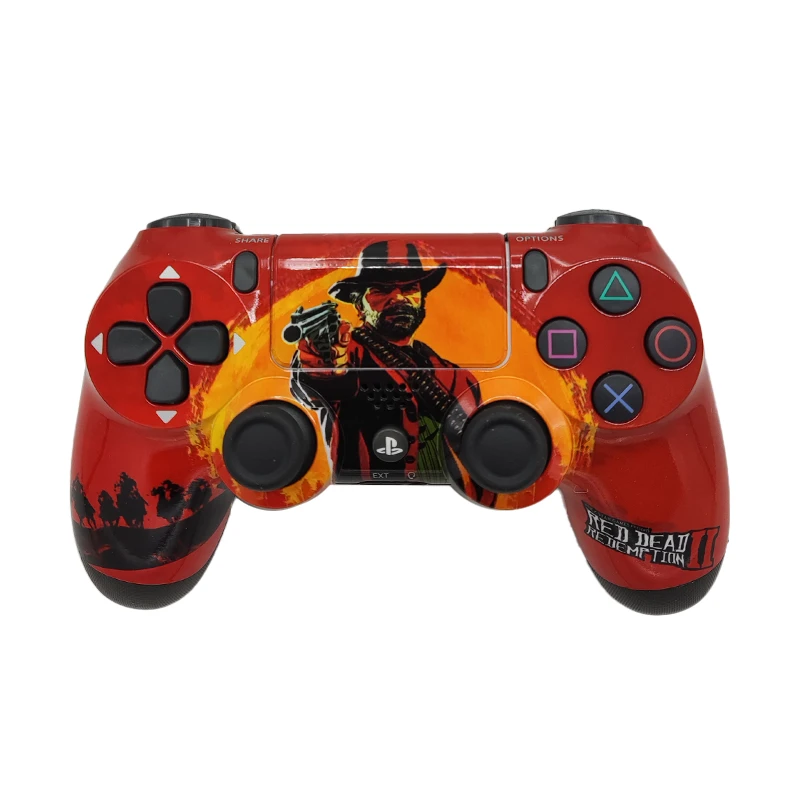 دسته بازی PS4 مدل DualShock 4 طرح رد دد ریدمپشن 2 دسته بازی PS4 مدل DualShock 4 طرح رد دد ریدمپشن 2