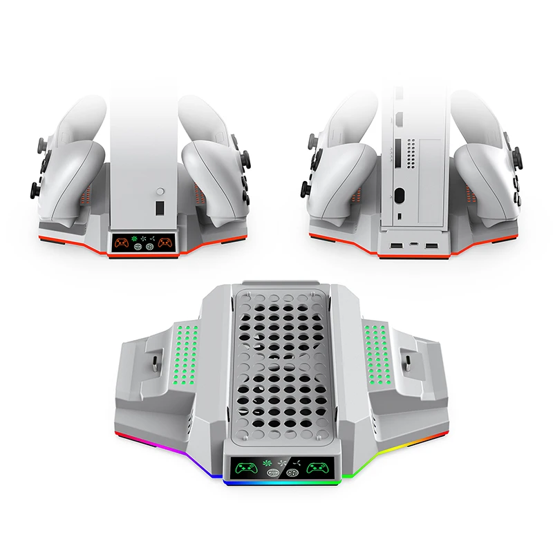 پایه شارژر و فن RGB چند منظوره Xbox Series S دابی TYX-3612 خرید پایه شارژر و فن RGB چند منظوره Xbox Series S دابی TYX-3612