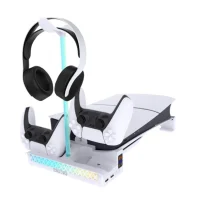 پایه افقی ، خنک کننده و شارژر چندمنظوره PS5 پی جیتک GP-533