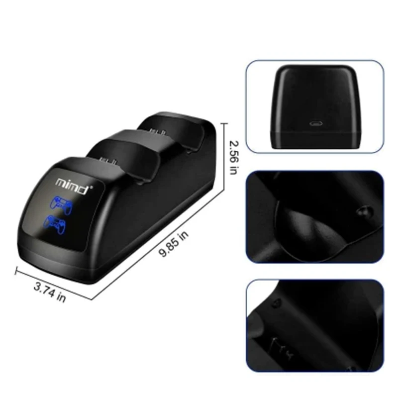 شارژر دسته PS4 مدل SND-401 شارژر دسته PS4 میمدی مدل SND-401
