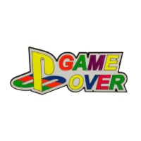 تابلو بلک لایت طرح Game Over مدل A
