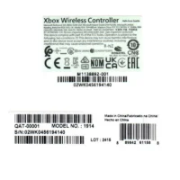 برچسب پلمپ دسته Xbox Series + برچسب کارتن