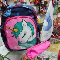 کوله پشتی فانتزی B8 مدل یونیکورن + جامدادی