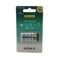 باتری نیم قلمی شارژی سونی ظرفیت 840mAh بسته 2 عددی