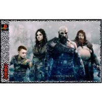 اسکین پلی استیشن 2 طرح God Of War مدل B