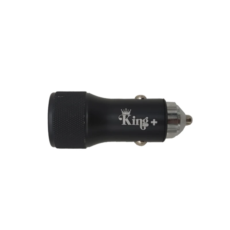 شارژر فندکی 2 پورت 38 کینگ پلاس مدل HK-10 شارژر فندکی 2 پورت 38 وات کینگ پلاس مدل HK-10