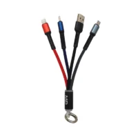 کابل 3 سر Type-C / Micro USB / Lightning موبایل MD