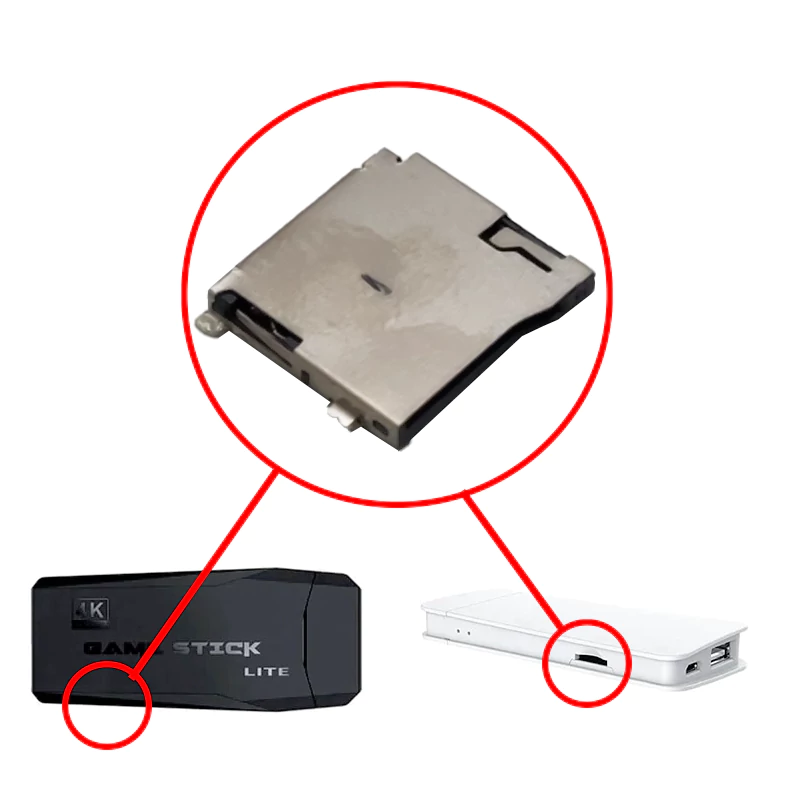 سوکت کانکتور MicroSd گیم استیک لایت پرو سوکت کانکتور MicroSd گیم استیک لایت پرو